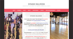 Desktop Screenshot of dynamicballroom.com